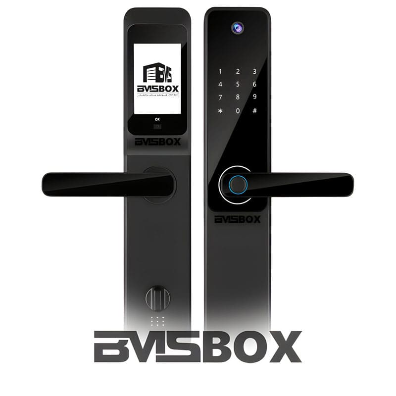 دستگیره هوشمند اتاقی با نمایشگر داخلی SLR203 برند BMSBOX