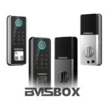 قفل دیجیتال شیشه سکوریت آنلاین SLV103 برند BMSBOX