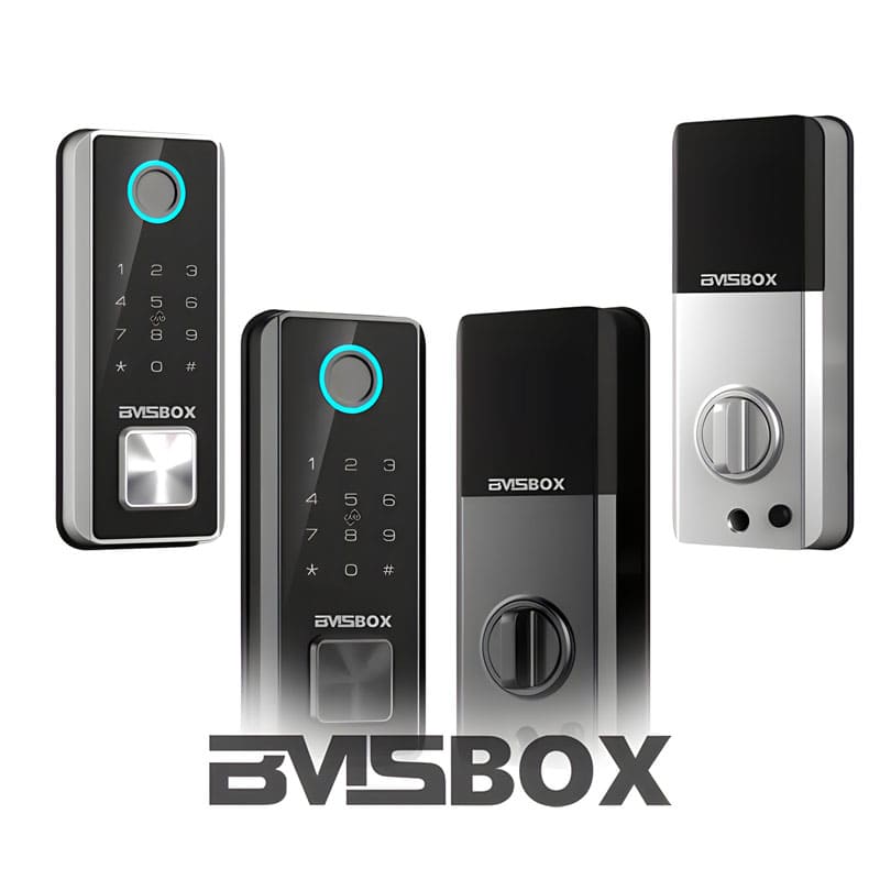 قفل دیجیتال شیشه سکوریت آنلاین SLV103 برند BMSBOX